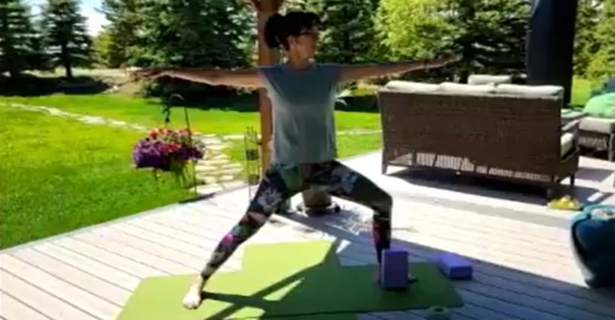 Par72 Yoga Eagle Session, in Cochrane, Alberta.